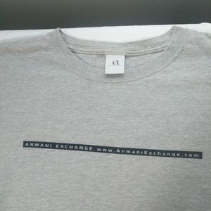 ARMANI EXCHANGE T-shirt Gray Size XL